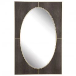 Accessories Uttermost Cyprus Gray Shagreen Mirror