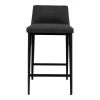Moe's Home Collection Baron Counter Stool Charcoal Stools 2 Moe's Home Collection Baron Counter Stool Charcoal Stools