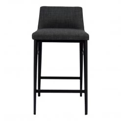 Moe's Home Collection Baron Counter Stool Charcoal Stools