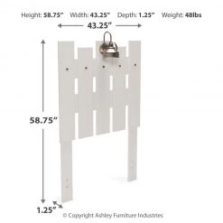 Signature Design By Ashley® Vaibryn - White - Twin Panel Headboard