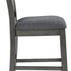 Ashley Furniture Hallanden - Black / Gray - Upholstered Barstool (2/cn) 14 Ashley Furniture Hallanden - Black / Gray - Upholstered Barstool (2/cn)