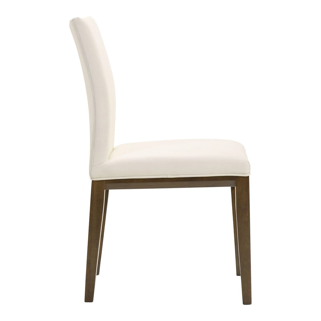 Moe's Home Collection Chairs Frankie Dining Chair White-m2 4 Moe's Home Collection Chairs Frankie Dining Chair White-m2