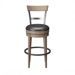 Emerald Home Stools Benton Swivel Bar Stool Brown / Dark
