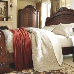 Millennium® By Ashley North Shore - Dark Ultimate Best In Class California Sleigh Bed Beds