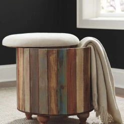 Ashley Furniture Oristano - Brown - Storage Ottoman