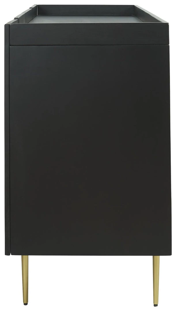 Ashley Furniture Cabinets Brentburn - Black/gold Finish - Accent Cabinet 10 Ashley Furniture Cabinets Brentburn - Black/gold Finish - Accent Cabinet
