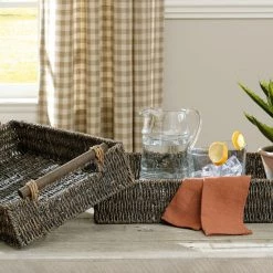 Ashley Furniture Halima - Antique Gray - Tray Set (2/cn)