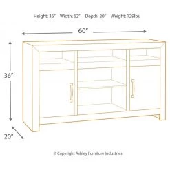 Signature Design By Ashley® Fireplaces Mayflyn - 62" TV Stand With Fireplace Insert Glass/Stone 12 Signature Design By Ashley® Fireplaces Mayflyn - 62