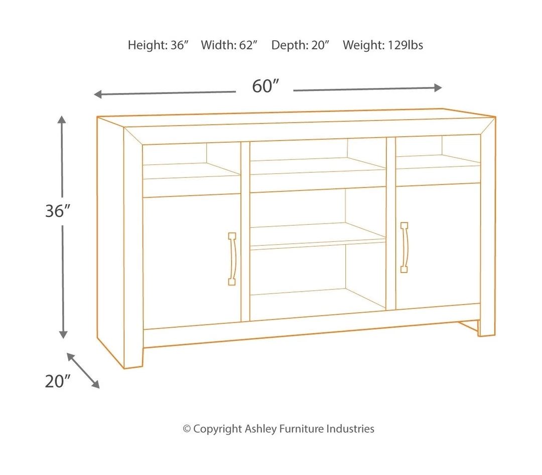 Signature Design By Ashley® Fireplaces Mayflyn - 62" TV Stand With Fireplace Insert Glass/Stone 7 Signature Design By Ashley® Fireplaces Mayflyn - 62" TV Stand With Fireplace Insert Glass/Stone