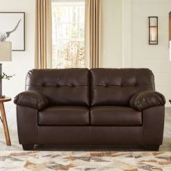 Signature Design By Ashley® Loveseats Donlen - Chocolate - Loveseat