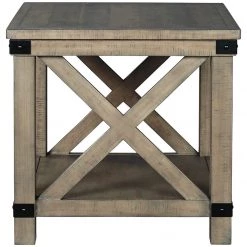 Ashley Furniture Tables Aldwin - Gray - Rectangular End Table