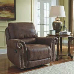 Ashley Furniture Breville - Sweeping Rolled Arms - Rocker Recliners