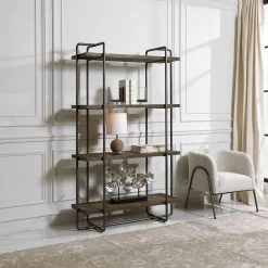 Bookcases Uttermost Stilo Urban Industrial Etagere 15 Bookcases Uttermost Stilo Urban Industrial Etagere