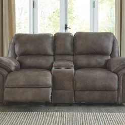 Ashley Furniture Reclining Furniture Trementon - Graphite - Dbl Rec Pwr Loveseat W/console 18 Ashley Furniture Reclining Furniture Trementon - Graphite - Dbl Rec Pwr Loveseat W/console