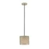 Uttermost Brandon Silver 1 Light Mini Drum Pendant 1 Uttermost Brandon Silver 1 Light Mini Drum Pendant