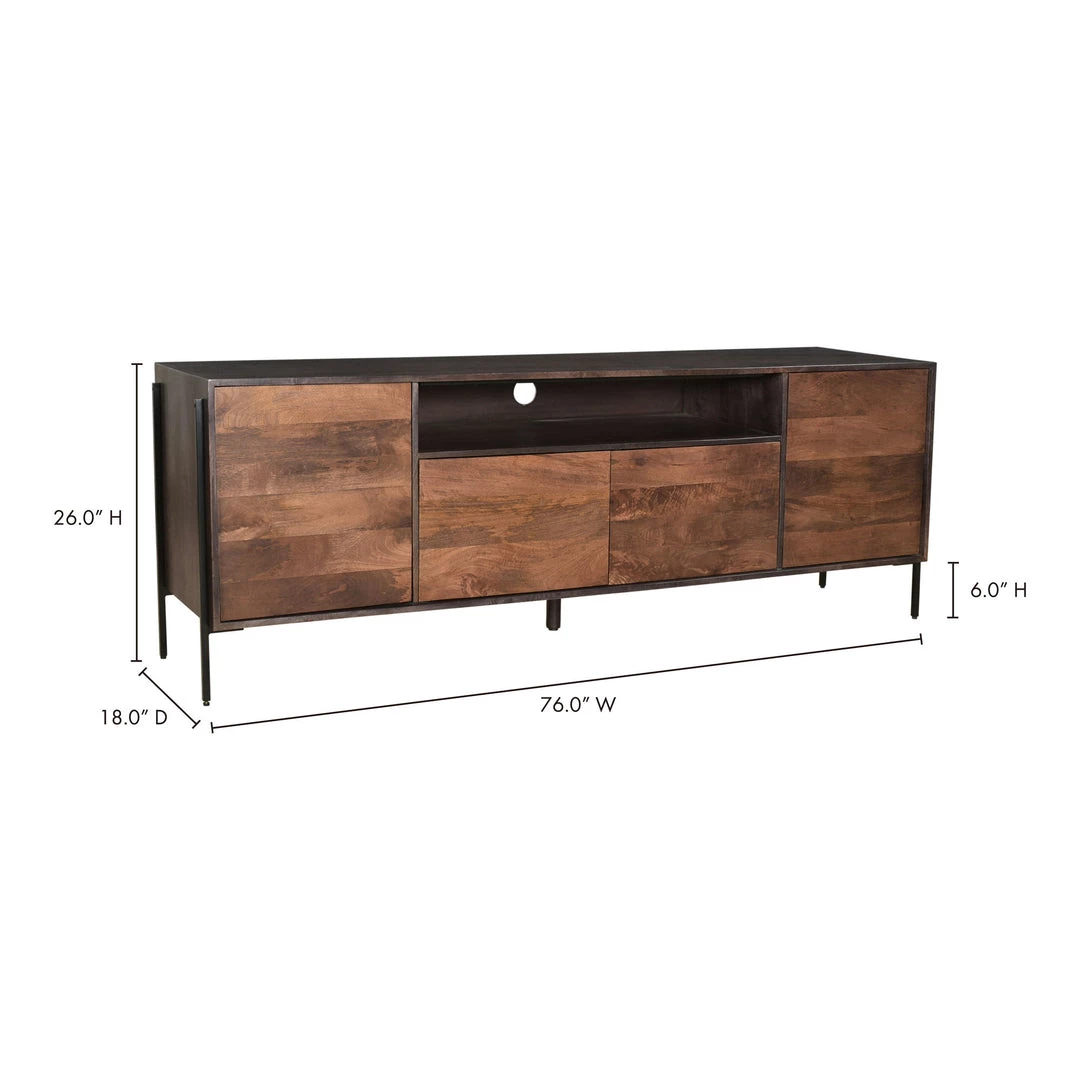 Moe's Home Collection TV Stands Tobin Entertainment Unit 7 Moe's Home Collection TV Stands Tobin Entertainment Unit