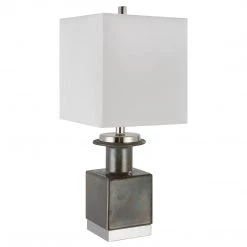 Accessories Uttermost Cabrillo Gray Glaze Accent Lamp
