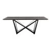 Moe's Home Collection Brolio Dining Table Charcoal Tables