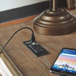 Signature Design By Ashley® Realyn - Ultimate Best In Class Home Office Lift Top Desk, Swivel Desk Chair