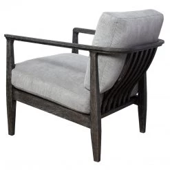 Chairs Uttermost Brunei Modern Gray Accent Chair