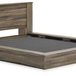 Signature Design By Ashley® Shallifer - Brown - Queen Panel Bed Beds