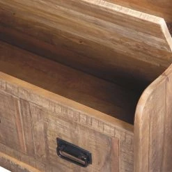 Ashley Furniture Benches Garrettville - Brown - Storage Bench