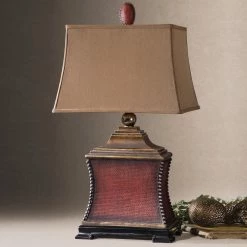 Accessories Uttermost Pavia Red Table Lamp