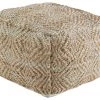 Ashley Furniture Accessories Madan - Ivory/natural - Pouf