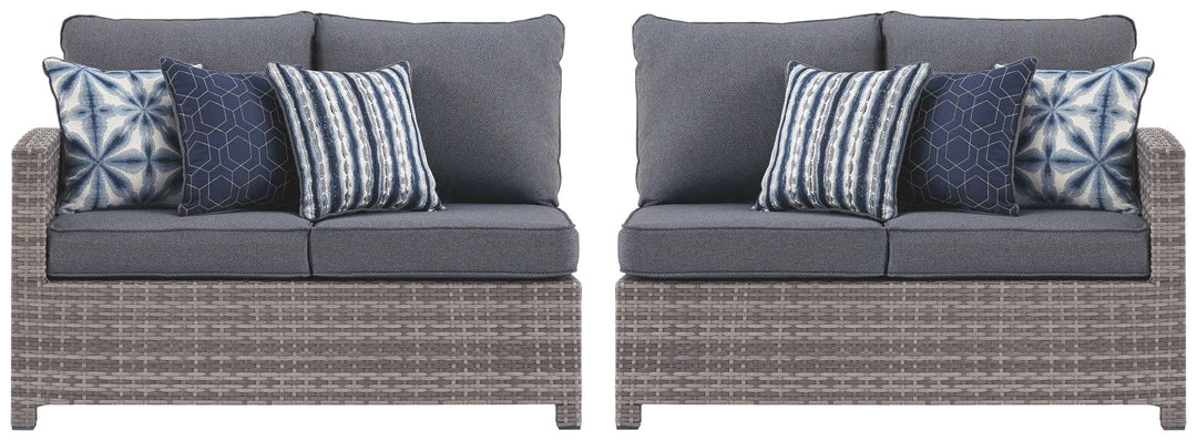 Ashley Furniture Loveseats Salem - Gray - Raf/laf Loveseat W/cush (2/cn) 5 Ashley Furniture Loveseats Salem - Gray - Raf/laf Loveseat W/cush (2/cn)