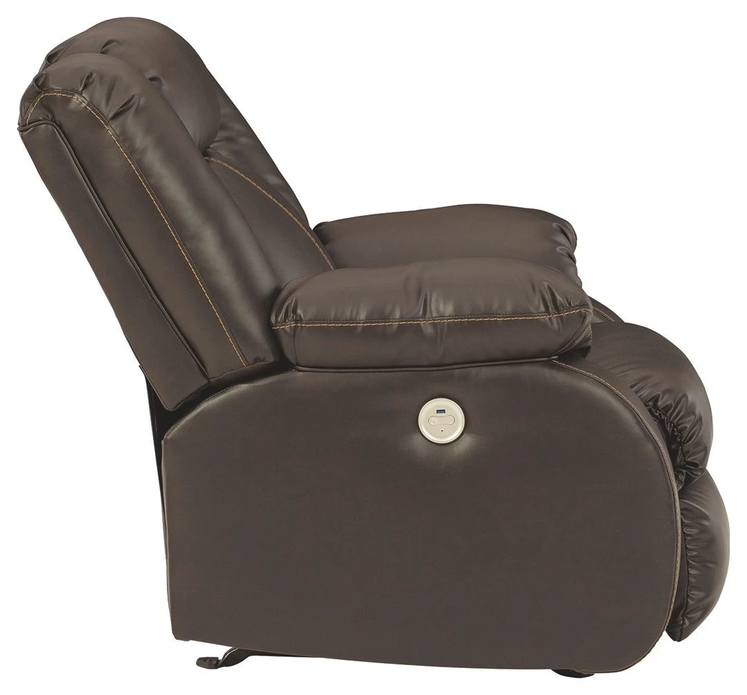 Ashley Furniture Reclining Furniture Denoron - High Style - Power Rocker Recliner 4 Ashley Furniture Reclining Furniture Denoron - High Style - Power Rocker Recliner