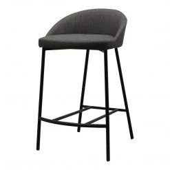 Moe's Home Collection Stools Soco Counter Stool Charcoal