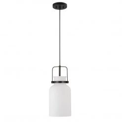 Accessories Uttermost Lansing White 1 Light Mini Pendant