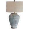 Accessories Uttermost Pelia Light Aqua Table Lamp