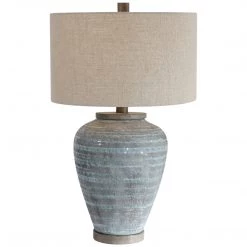 Accessories Uttermost Pelia Light Aqua Table Lamp