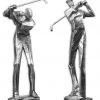 Uttermost Practice Shot Metallic Statues, Set/2 Table Decor