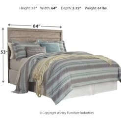 Ashley Furniture Culverbach - Gray - Panel Headboard Headboards