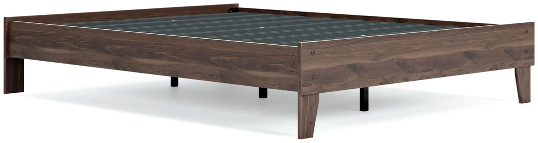 Signature Design By Ashley® Beds Calverson - Mocha - Queen Platform Bed 3 Signature Design By Ashley® Beds Calverson - Mocha - Queen Platform Bed