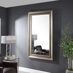 Accessories Uttermost Palia Silver Leaf Wall Mirror