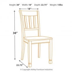 Ashley Furniture Chairs Whitesburg - Brown/cottage White - Dining Room Side Chair (2/cn) 20 Ashley Furniture Chairs Whitesburg - Brown/cottage White - Dining Room Side Chair (2/cn)