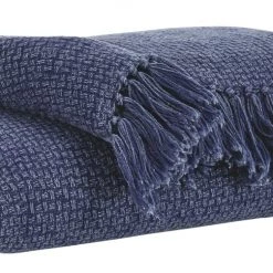 Ashley Furniture Yasmin - Navy - Throw (3/cs) Accessories
