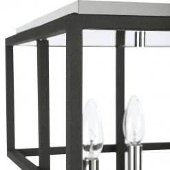 Accessories Uttermost Quadrangle 4 Light Flush Mount