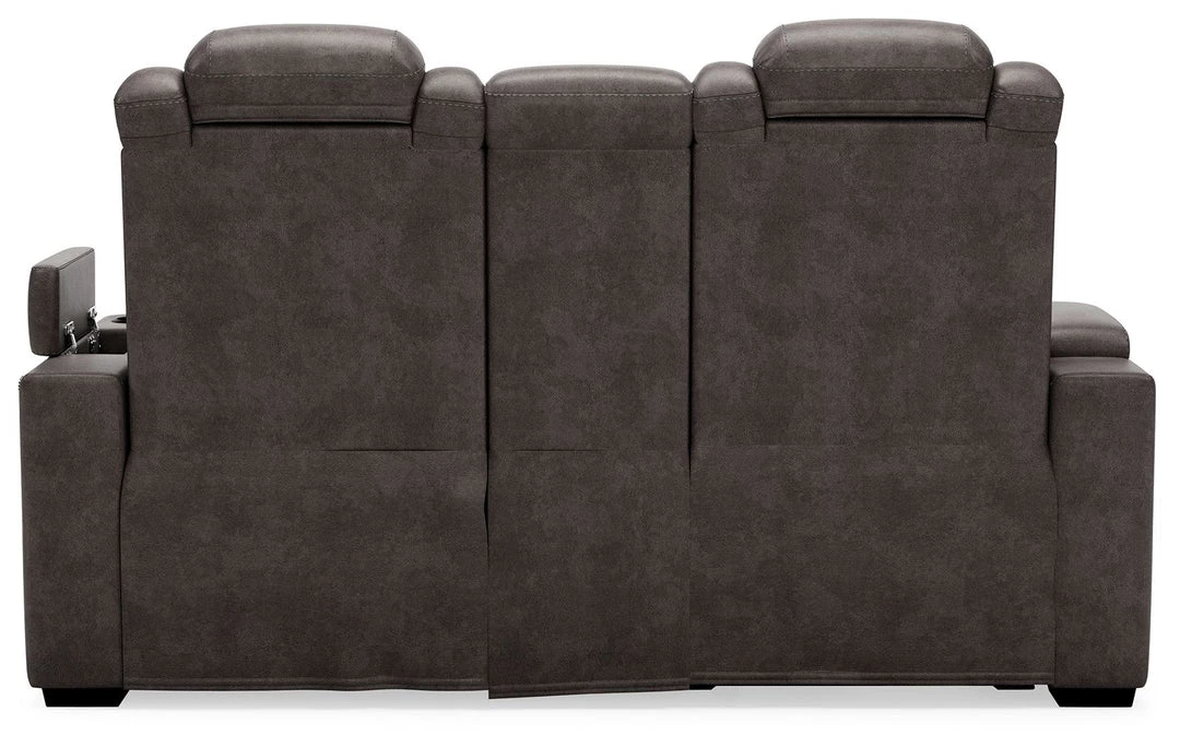 Ashley Furniture Hyllmont - Gray - Pwr Rec Loveseat/con/adj Hdrst Reclining Furniture 5 Ashley Furniture Hyllmont - Gray - Pwr Rec Loveseat/con/adj Hdrst Reclining Furniture