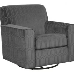 Ashley Furniture Zarina - Graphite - Swivel Accent Chair Chairs