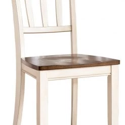 Ashley Furniture Chairs Whitesburg - Brown/cottage White - Dining Room Side Chair (2/cn)
