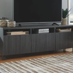 Ashley Furniture Yarlow - Black - Extra Large Tv Stand