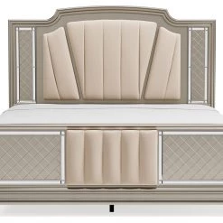 Signature Design By Ashley® Beds Chevanna - Platinum - King Upholstered Panel Bed 13 Signature Design By Ashley® Beds Chevanna - Platinum - King Upholstered Panel Bed