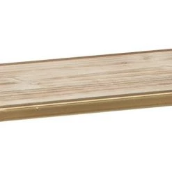 Ashley Furniture Accessories Elettra - Natural/gold Finish - Wall Shelf