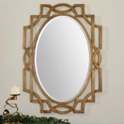 Uttermost Margutta Gold Oval Mirror Accessories