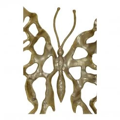 Moe's Home Collection Metal Butterfly Champagne Large