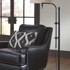Ashley Furniture Anemoon - Black - Metal Floor Lamp (1/cn) Accessories